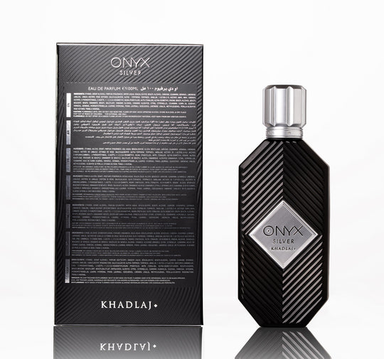 KHADLAJ ONYX SILVER 100 ML EAU DE PARFUM FOR MEN AND WOMEN